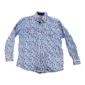 rafter c mens pearl snap shirt xl